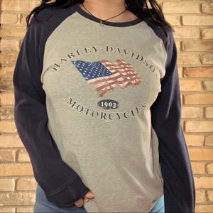 ★ HARLEY DAVIDSON BASEBALL TEE